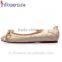 Wholesale OEM ODM genuine leather flat shoes middle-aged women shoes flat shoes