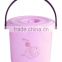 Kitty pattern water bucket with lid -7L