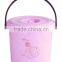 Kitty pattern water bucket with lid -7L