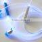 2015 Newest arrival shiny lighting LED earphone with microphone