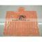 Disposable PE Poncho in White with Logo