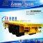 Aotong Hot Sale 3 Axle 40ft Flatbed Container Semi Trailer for Sale