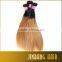 2016 Express  100% Human Remy Brazilian Two Tone Ombre Hair Weft Silk Straigt Brazilian Hair Weft