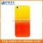 Set Screen Protector And Case For Iphone 5 , Hard Plastic Gradually Changing Color Raindrop Case