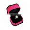 New arrival velvet wedding flock ring box with soft sponge insert