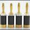 Audio Gade OEM A-103(G) Carbon Fiber series Gold plated Banana Connectors