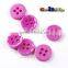 18L(11.5mm) Resin Buttons Laser Figure 4 Holes Sewing Craft For Bag Shoe Garment Toy #FLN015(Mix-s)