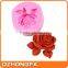 Newest Promotional Cheap Custom Flower Silicone Tray Soap Molds