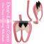 Fashion Charming Bowknot Open Crotch White Lace Sexy C-string for Women