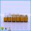 3ml Miniature Amber Glass Bottles With Metal Lid For Diy Arts&Crafts