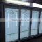 fan cooling upright ice cream/cheese display freezer showcase