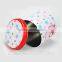 star printed round coin bank tin