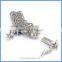 Wholesale 925 Sterling Silver Micro Pave Zircon Royal Blue Crystal Flower Pendant Connector Clasp For Pearl Necklace SC-CZ023