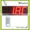 Red 20 inch LED led gas station price sign