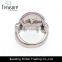silver jewelry fashion punk style skull men's ring jewelry made in china