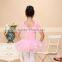 kids dancewear,girl ballet leotard sequined skirt, short sleeve pink ballet tutu