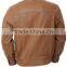 Mens Tan Cognac Leather Flying Jacket