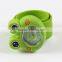 Frog cartoon silicone kids slap watch