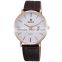 2016 alibaba best selling leather strap bell and rose quartz watches