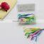 Plastic Y shape dental floss pick holder