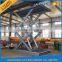Hydraulic mechanical inground big scissors car lift
