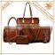 2016 China  Fashion Designer Pu Leather Handbag Set Wholesale