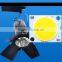 Factory commercial led track lighting adjustable 7w 9w 12w (black/white surface)