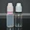 10ml amber blue clear PET bottle with child evident cap