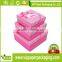 CUSTOM LOGO PRINTED PAPER PINK SHOE BOX FROM XIAMEN