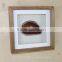 real agate shadow box wood wall art