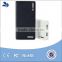 Hot sell Intelligent ABS plastic wallet harga 12000mah mobile power bank for samsung