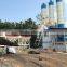 fixed mixing station, small concrete batching plant with 50T silos