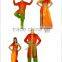 hot sale 2 person moscot Christmas costumes