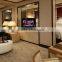 5 Star Hotel Solid Wooden Bedroom Furniture Sets / Luxury Modern Bedroom furniture