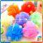 Colorful Mesh Bath Sponge And Bath Ball