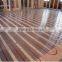 Aluminium heat transfer plate for radiant floor heating system