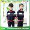 Customized primary long sleeve school uniform with jacket and pants, wholesale children sports set