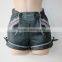 Green Real Leather Bavarian Braces Shorts