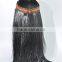 Black straight hair with Headbands for woman N194