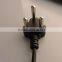 2016 South Africa / India Standard Power Plug 16A 250V Electric Cord Plug SABS 3 Pin Power Electric Plug With Iec C13