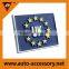 Custom car badges union flags chrome sticker logo plate