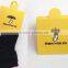 Customerized hangtag paper tag printing sock header card