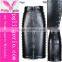 Skinny pencil skirts leather Pencil Skirt black punk skirt