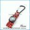 Self -defence compass hiking Survival Paracord metal keychain custom