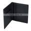 Black leather rfid passport pouch card wallet from China supplier