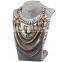 Exaggeration is big and heavy diamond necklace,Women's accessories