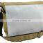 hot selling fashion Sublimation Beige large shoulder bag with changeable flap