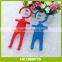 Custom Logo Flexible Human Shape Silicon Cell Phone Holder Silicone Hanger Holder Funny Cell Phone Mount