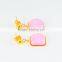 Delicate Macarons Colored Sakura Pink Gold Jewelry Drop Earrings for Girl