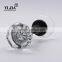 2 1/6 inch octagon furniture zinc base crystal door handles and locks